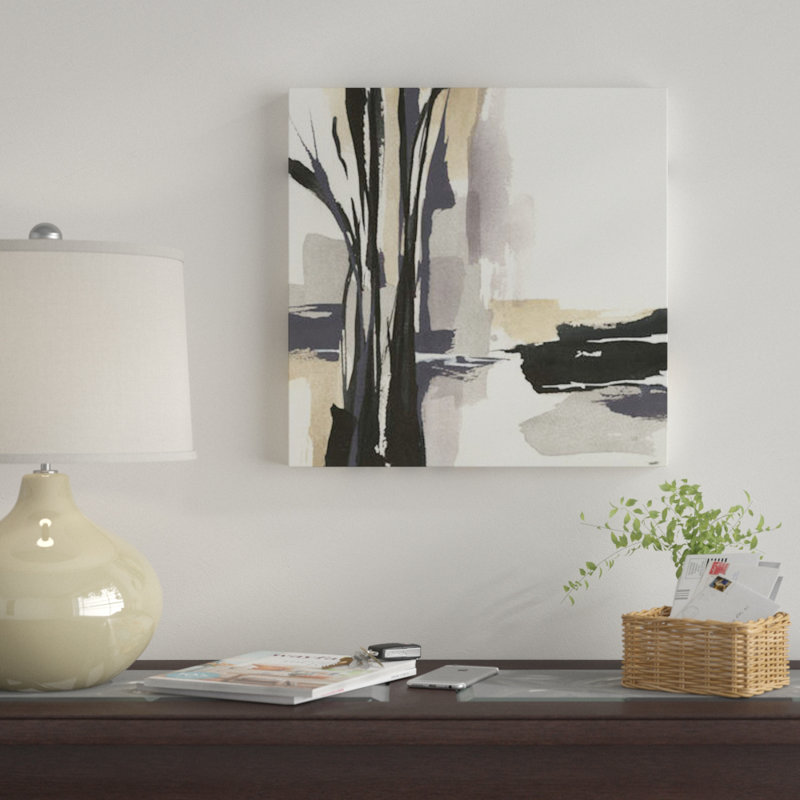 « placid i », impression sur toile, H 12 po x l 12 po x P 1,5 po, Toile tendue, Pas de tapis