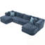 Canapé modulaire modulaire avec deux repose-pieds mobiles-1957507633