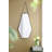 Wall Mirror with Hanging Leather Strap