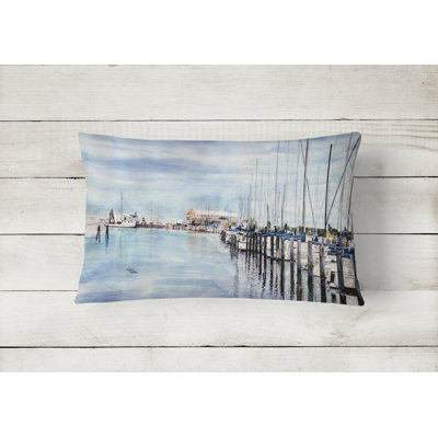 Outdoor Reversible Throw Pillow