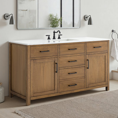 Shamar 60" Single Bathroom Vanity
