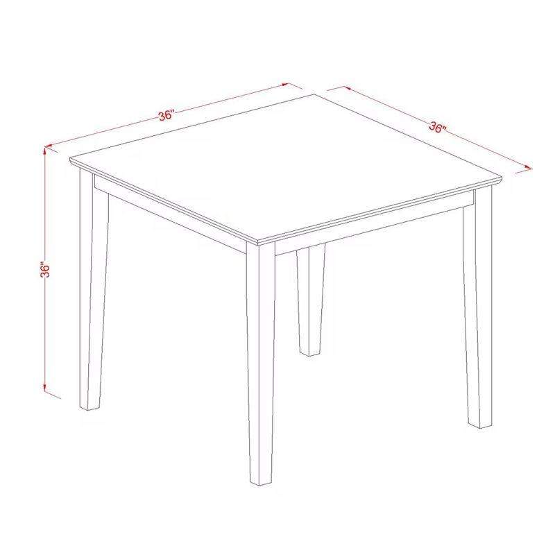 L'ensemble de table de salle à manger à hauteur de comptoir 3 pièces comprend une table de salle à manger carrée et 2 chaises rembourrées en tissu de lin, 36 po x 36 po, noir et cerise