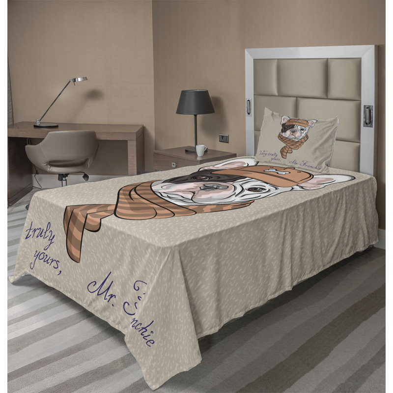 Microfiber Sheet Set, Twin Sheet Set + Fitted Sheet + 1 Pillowcase