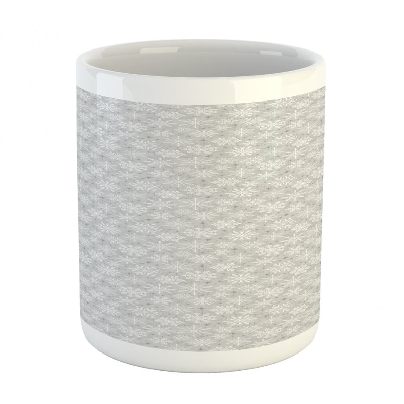 Grande tasse à café flèches flocons de neige
