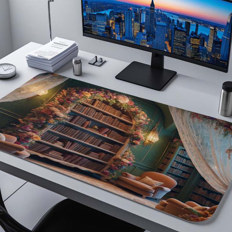 Polyester Desk Pad, 23.6x13.8