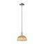 Mini-luminaire suspendu 1 lumière Natural Ballston Dome-2129555822-2129555818