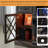 70" Farmhouse Electric Fireplace TV Stand for TVs Up to 80" with 2 Drawers & Timer-529207385