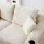 Causeuse avec repose-pieds, canapé modulaire