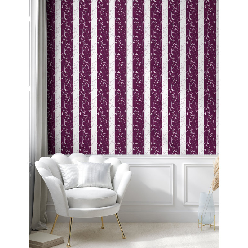 Nikhel Roll, 72" L x 13" W, Mauve Off White Purple