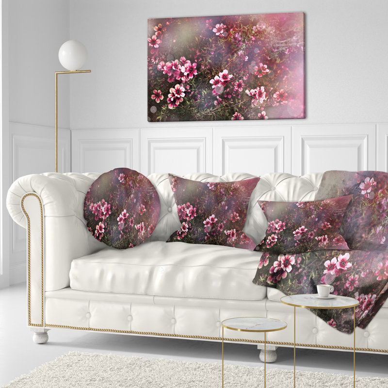 Photography Sakura Japanese Cherry Pillow, Rectangular, 12" x 20"