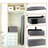 43 Inches Upholstered Storage Ottoman Bench
