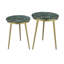 Tables gigognes 23 "de hauteur 3 pieds