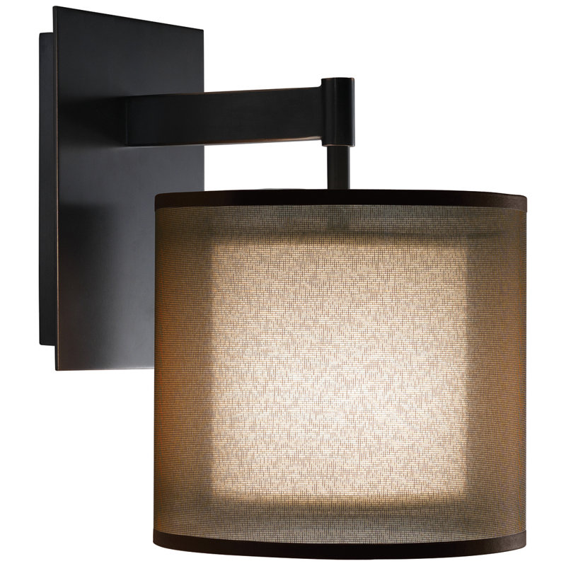 Saturnia 1 - Light Armed Sconce, Deep Patina Bronze