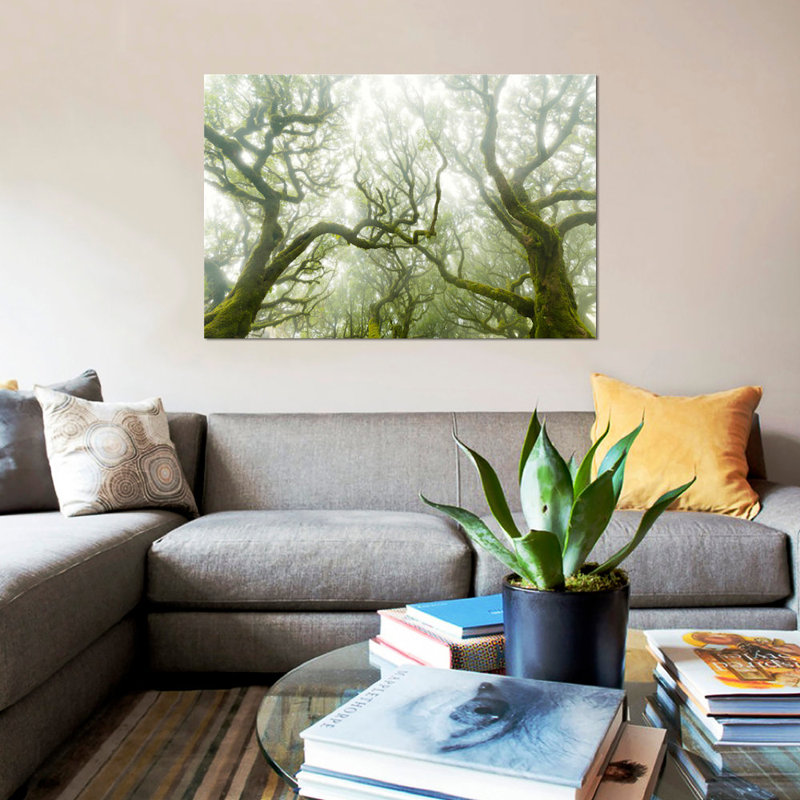« green fire », reproduction de photo sur toile, H 12 po x l 18 po x P 1,5 po, Toile tendue, Pas de tapis