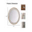 Miroir mural rond de 27,5 pouces pour meuble-lavabo, miroirs ronds en bois-1428824234