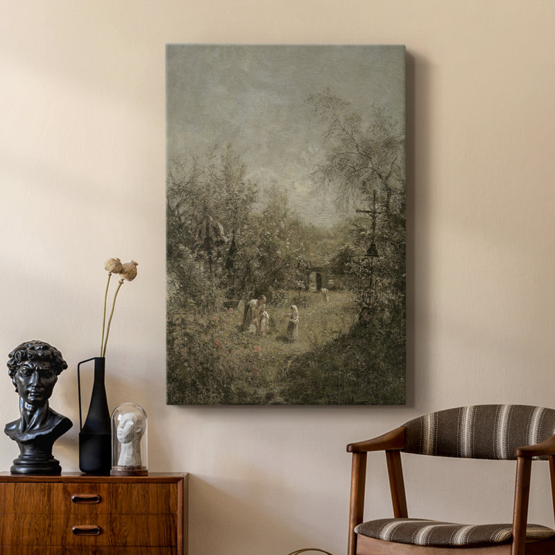 Paysage rétro CLxxv - galerie Cavas sur mesure, H 27 po x l 18 po