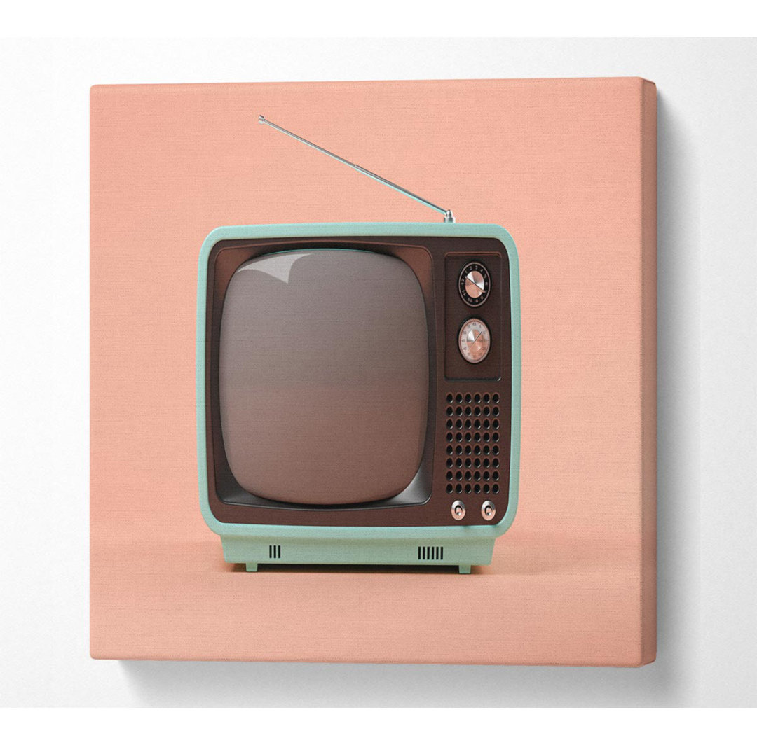 Hermogenes The Retro TV Set - Kunstdrucke auf Leinwand