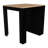 Tanna Kitchen Counter Dining Table ,Two Legs, Three Side Shelves-207268529