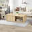 Abdullah 39.4" Modern Natural Oak Sliding Door Coffee Table with Hidden Storage