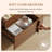 Modern Nightstand With Storage, Bedside Table For Bedroom-130530677