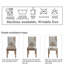 Box Cushion Dining Chair Slipcover-2065710442