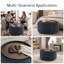 Repose-pieds rembourré avec rangement en bois l 30,1 po Caysey-1118917294