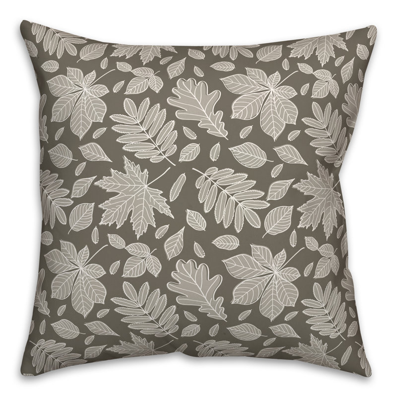 Floral Throw Pillow, 18" H x 18" W