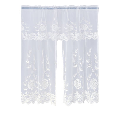 Sequim Chevron Scalloped Window Valance