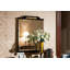 Flat Solid Wood Beveled Dresser Mirror