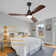 Binisha 3 - Blade LED Ceiling Fan with Remote Control and Light Kit Included