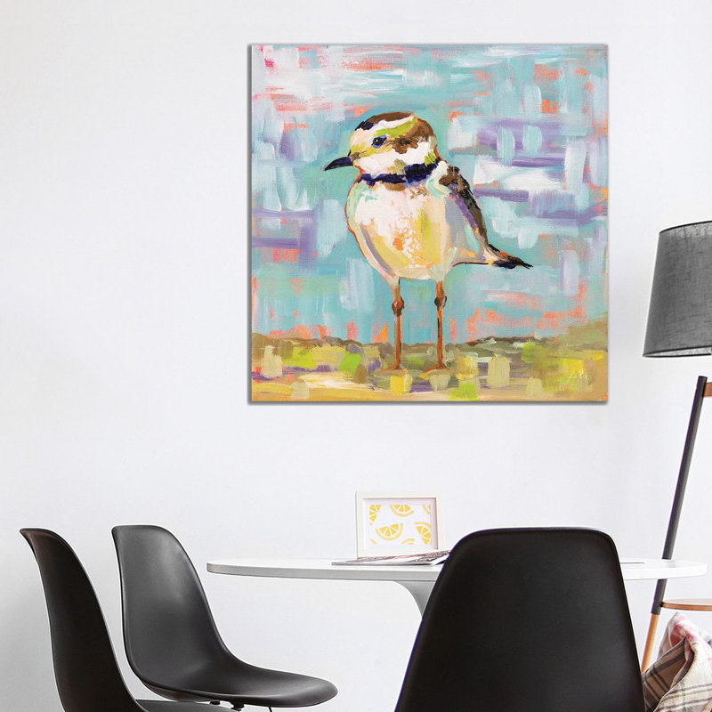 Coastal Plover II by Jeanette Vertentes - Wrapped Canvas Gallery-Wrapped Canvas Giclée, 93.98 cm H x 93.98 cm W