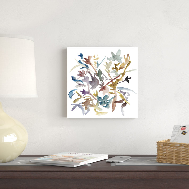 Fleurs de la forêt II, H 12 po x l 12 po x P 1,25 po