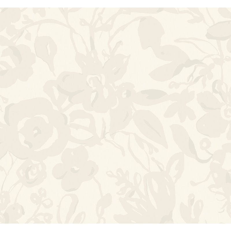 Floral Wallpaper, Pearl