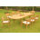 Taraval Outdoor 9 - Piece Teak Dining Set