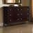 Commode double 6 tiroirs l 56,25 po