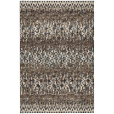 Premium Machine Washable Dream Shag Chevron Rug