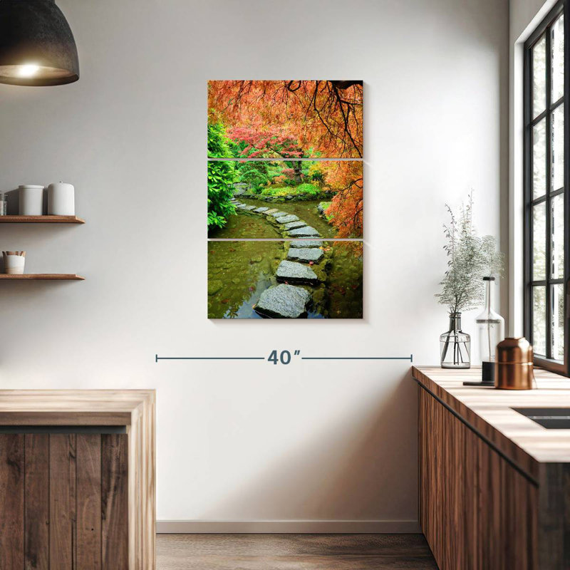 Alvord Autumn At Butchart Gardens, H 38 po x l 24 po