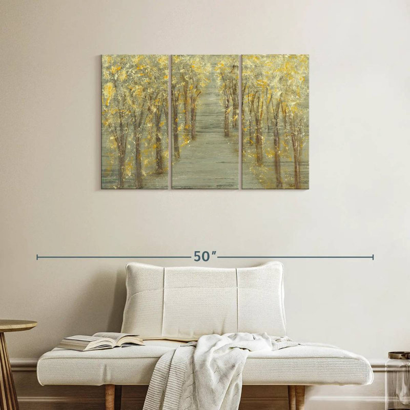 Harnek Sparkling Gold Forest, H 24 po x l 38 po