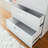 Jumbo Storage Chest In Glossy White With Deep Drawer Capacity Four Dresser - Extra Space For Larger Objects, Full Extension Bearing Slides Easy Retrieval, Water & Heat Build, Stain Scratch Finish, E0