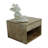Hand-crafted Solid Wood Floating Nightstand