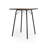 Flow Oak Solid Wood Top Metal Base Dining Table