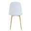 Ensemble de 4 chaises de salle à manger avec pieds en métal pour divers styles d'intérieur-29624399