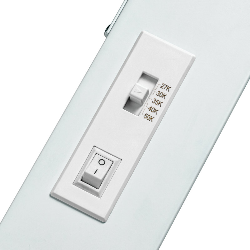 Arza Select Undercabinet Light, White, White, 1" H x 8" L x 3.4" D