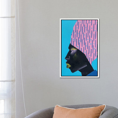 Pink Turban by VCalvento - Print on Canvas