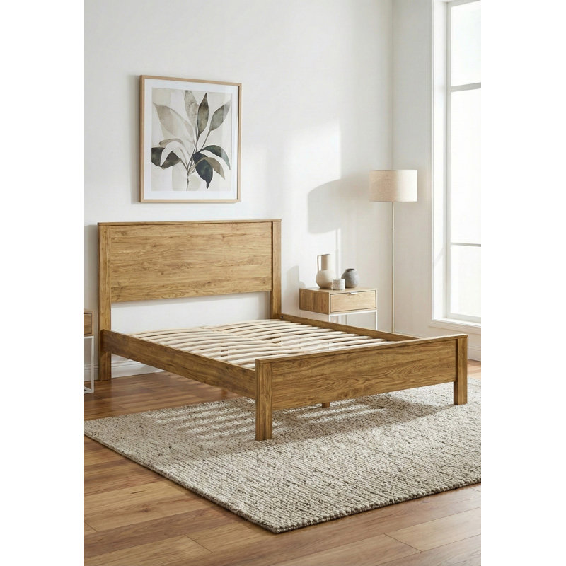 Solid Wood Bed Frame, Small Double (4')