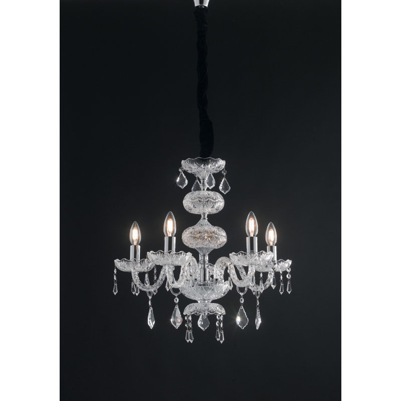 Greyson 5 - Light Candle Style Chandelier