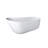 67-Inch Solid Surface Soaking Bathtub With Overflow For Bathroom