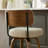 26" Swivel Upholstered Counter Stool with Walnut-Finish Bentwood Frame-114223067-114223065