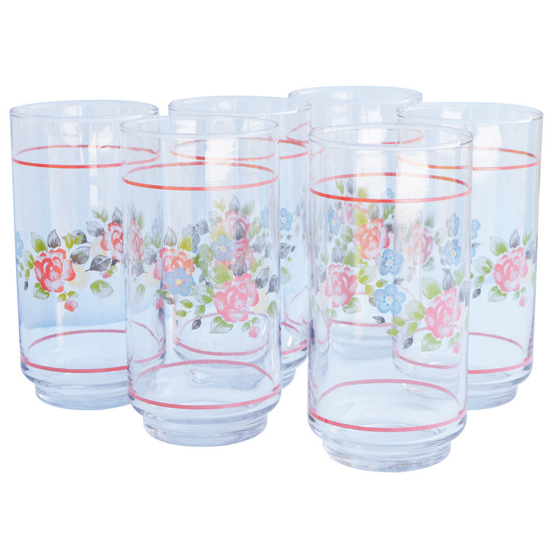 6 pièces 24 oz. Verrerie en verre Highball