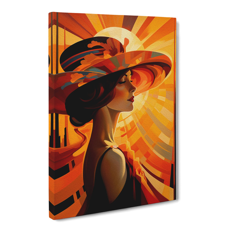 Sunset Expressionism No.2 - Wrapped Canvas, 50cm H x 35cm W x 3cm D